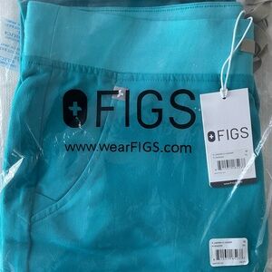 BNWT Figs Teal Zamora Jogger Pants